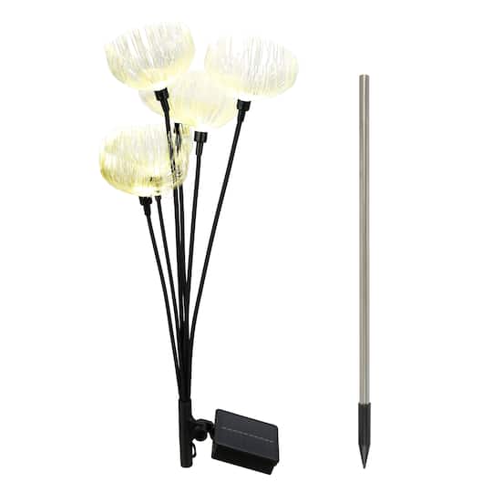 LED Solar Fiber Jellyfish Lights Set by Ashland®